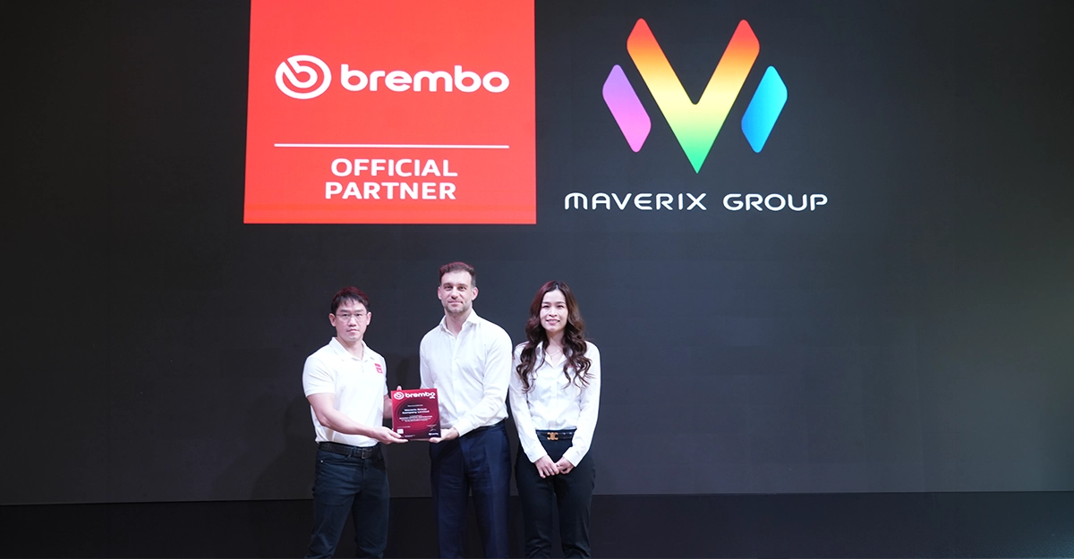 Maverix Group ได้รับแต่งตั้งเป็น Brembo Official Distributor